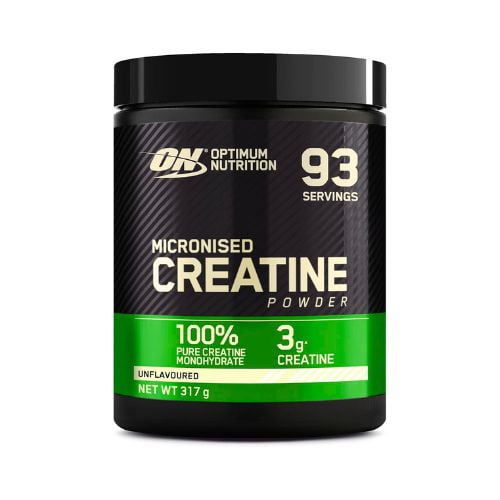 Creatina Micronizada en polvo de Optimum Nutrition, ideal para aumentar la fuerza muscula